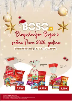 Pregled letka Katalog trgovine Boso vrijedi od 27.11.2025