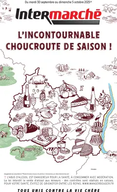 Prévisualisation de Catalogue choucroute/produits tapes du magasin Intermarché formulaire valide 30/09/2025