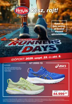 Hervis Sports - Runners´days megtekintése, amely érvényes 2025.09.23.-től