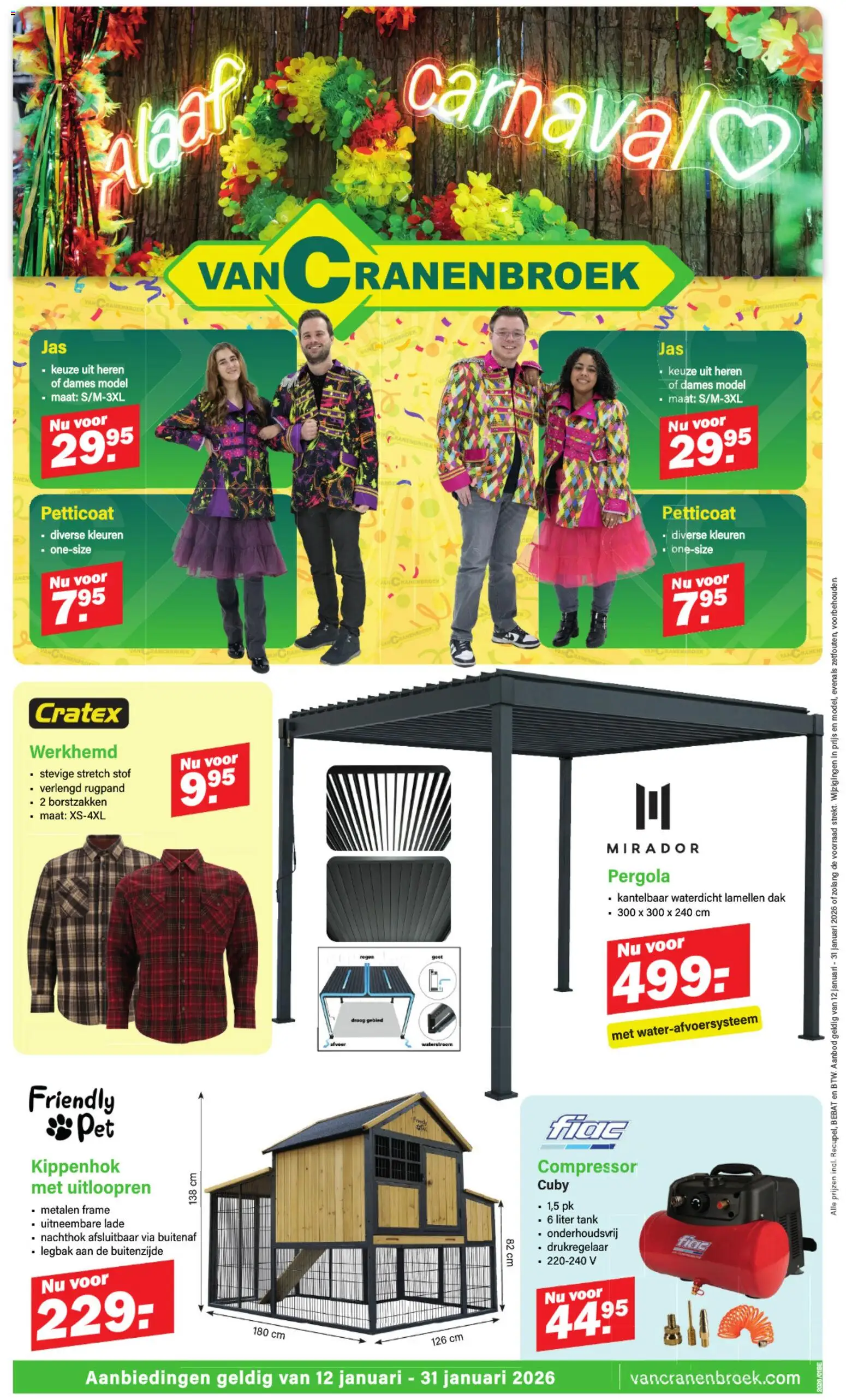 Voorbeeld van Folder van winkel Van Cranenbroek geldig vanaf 12/01/2026