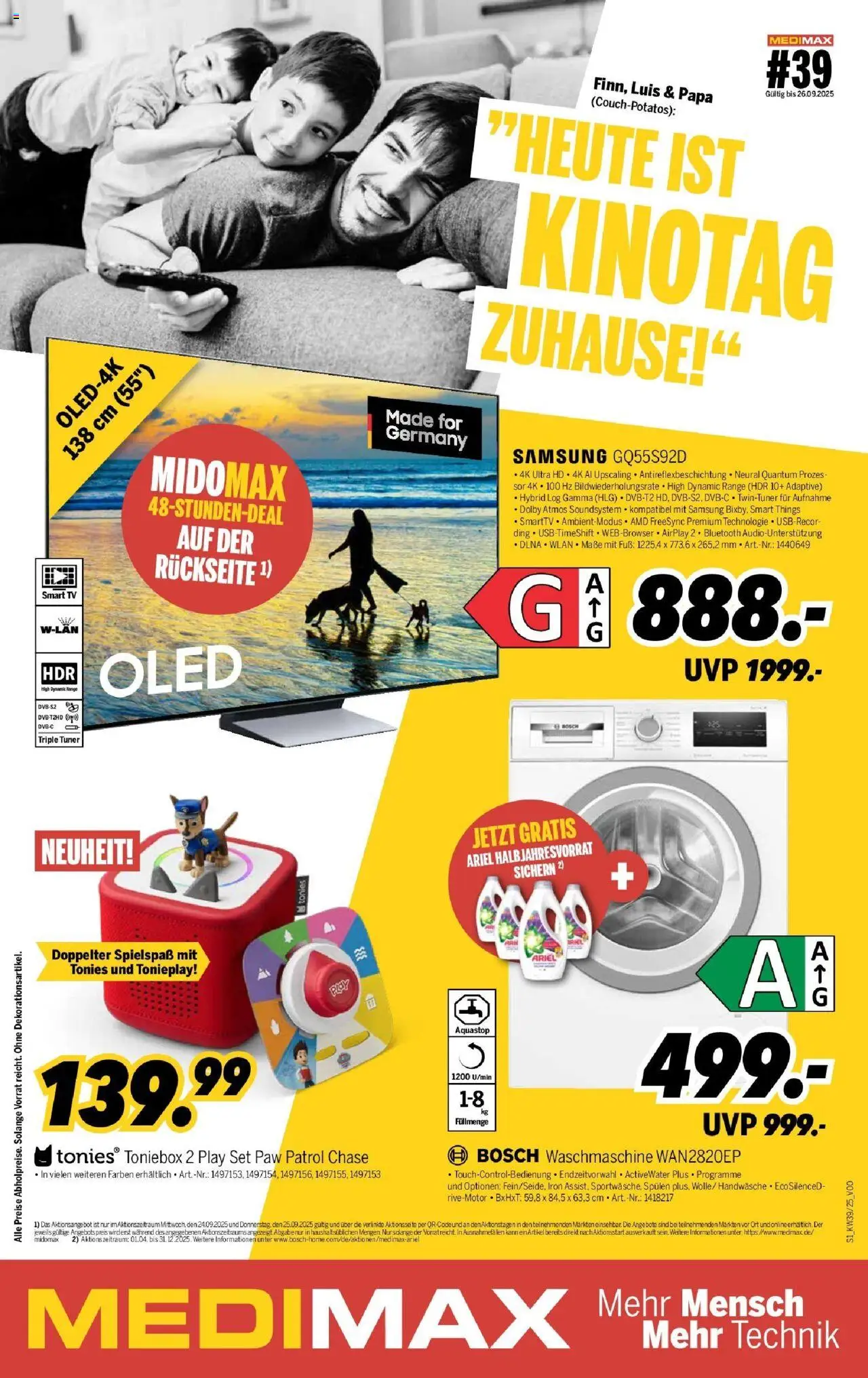Medimax MEDIMAX: Aktuelle Angebote (vom 18.09.2025 - 25.09.2025)