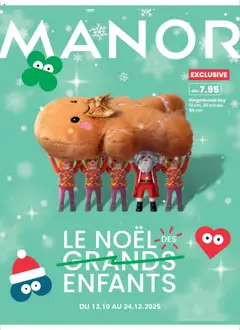 Vorschau des Merkblatts Aktionen Noël vom Shop Manor gültig von 13.10.2025 bis 24.12.2025