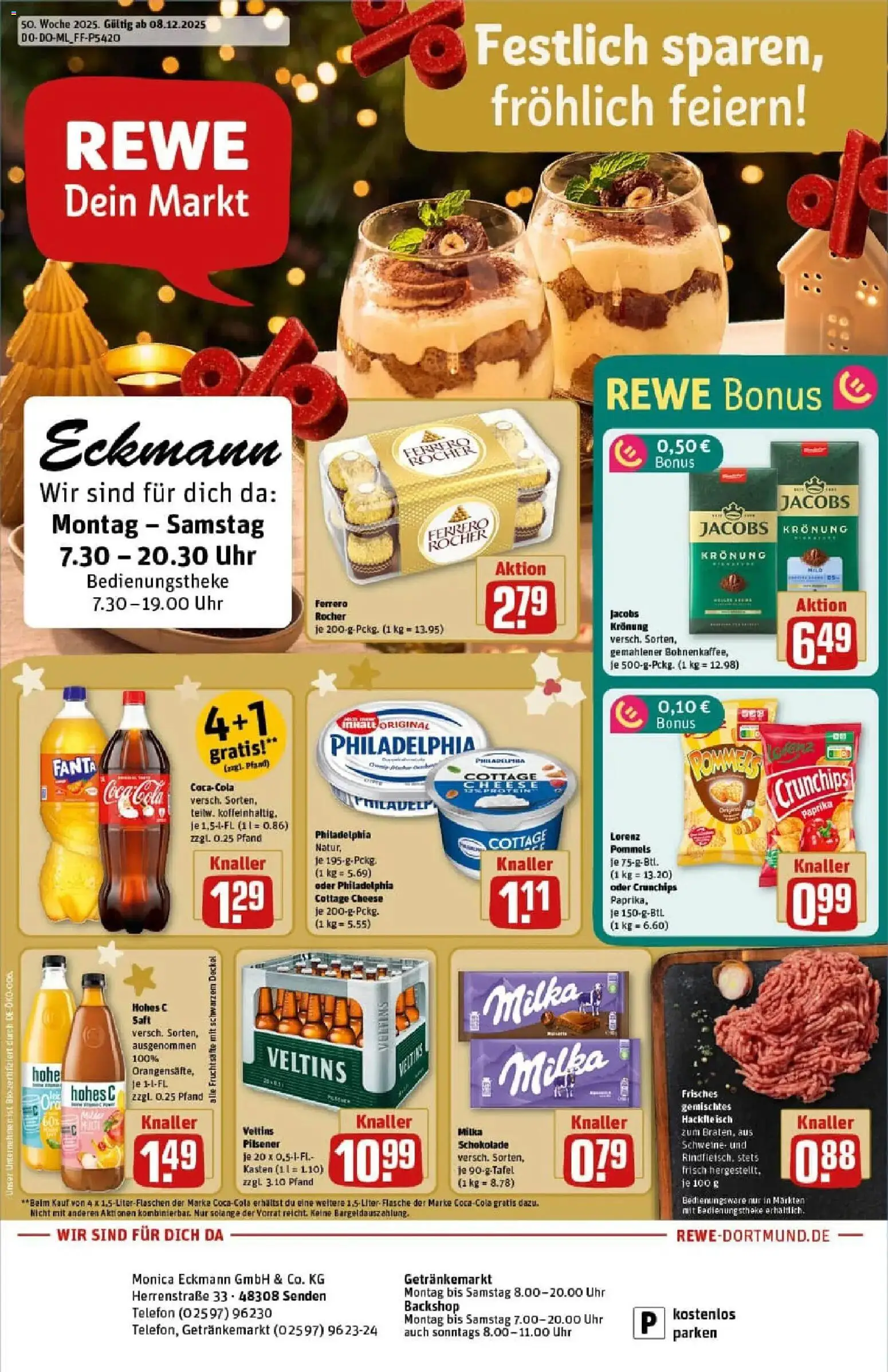 Vorschau von dem Prospekt des Geschäftes Rewe, gültig ab dem 07.12.2025