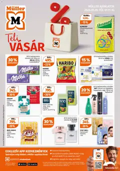 Müller - Akciós újság Müller megtekintése, amely érvényes 2026.01.05.-től