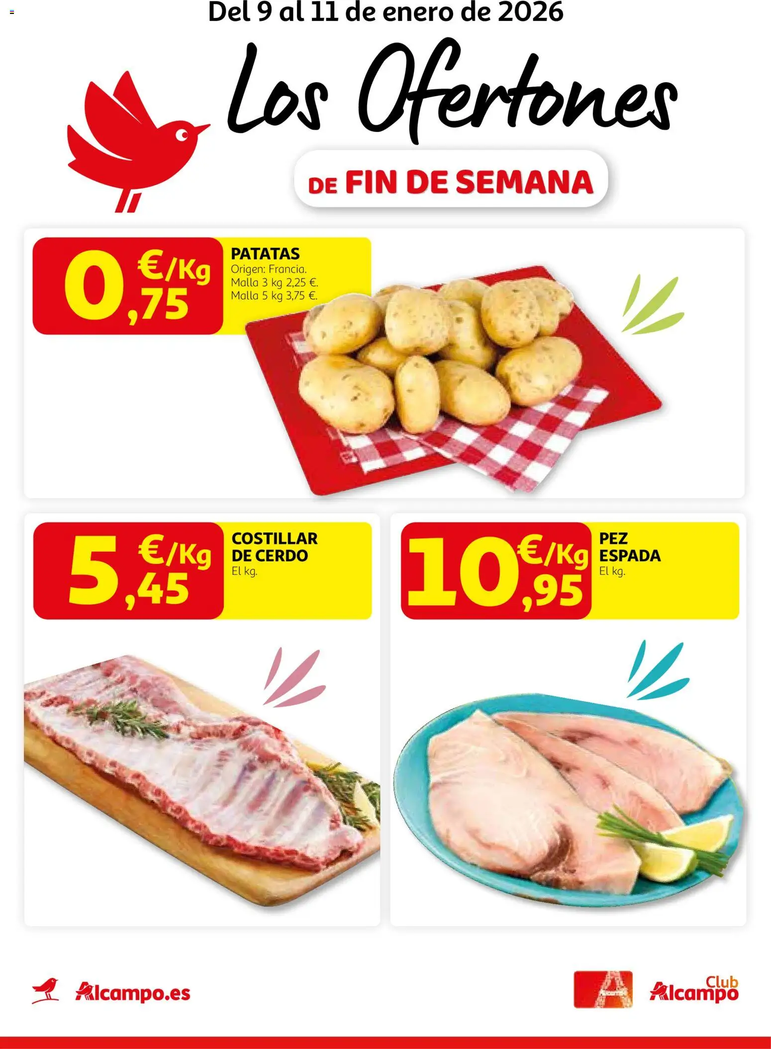 Vista previa del folleto de la tienda Alcampo válido desde el 09/01/2026 