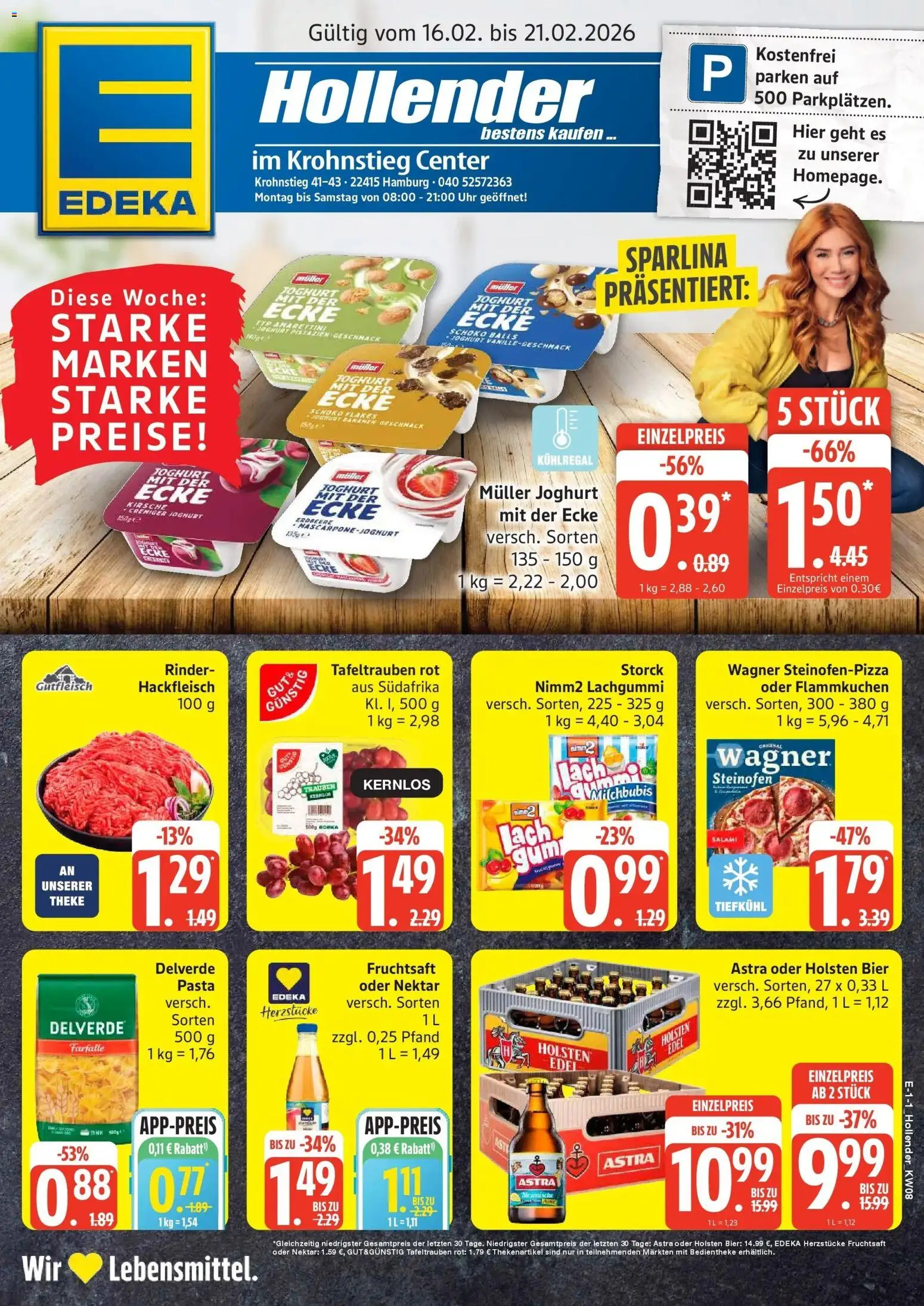Vorschau von dem Prospekt des Geschäftes Edeka, gültig ab dem 16.02.2026