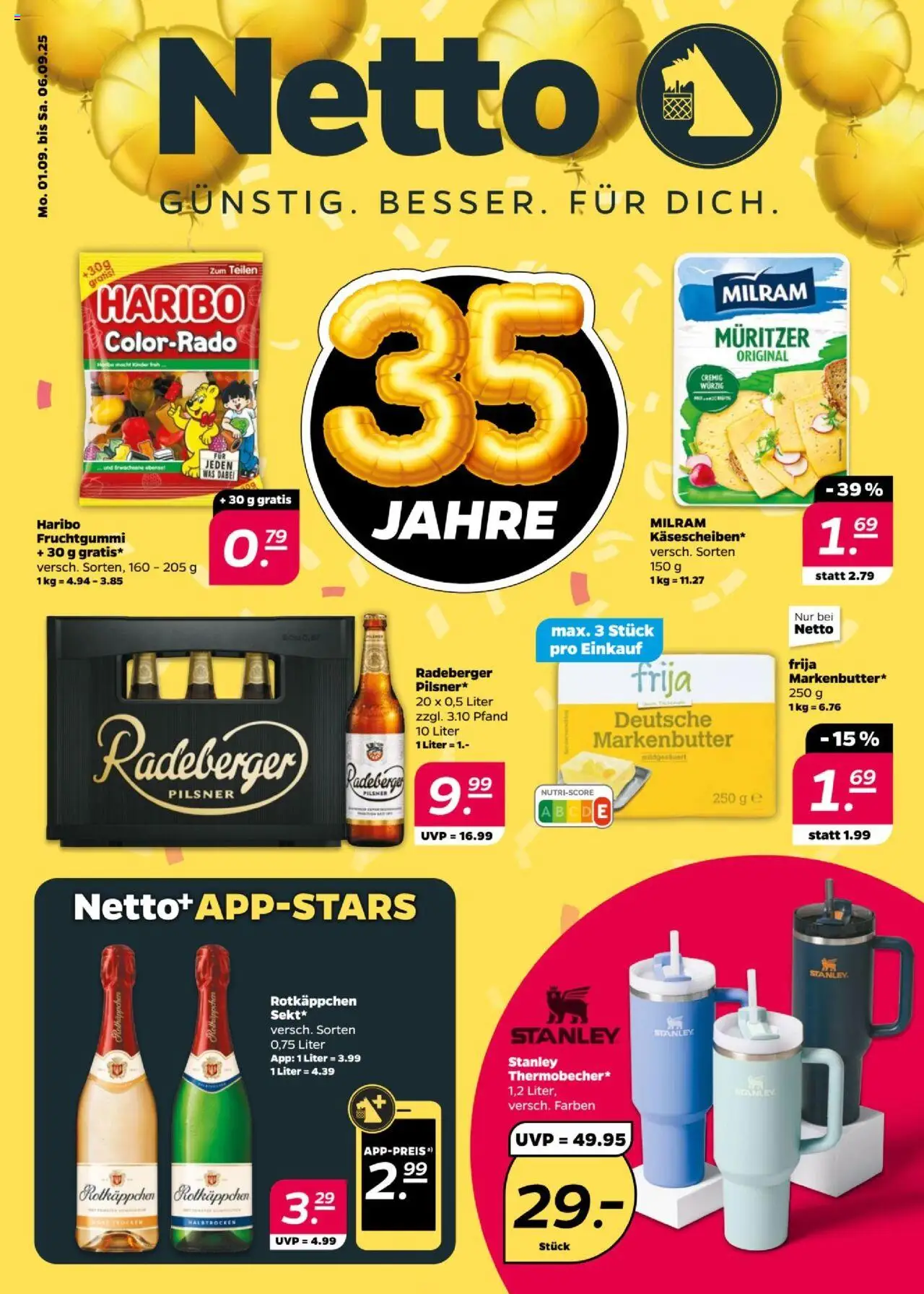 Netto Prospekt ab 01.09.2025 > zum Blättern nächste Woche