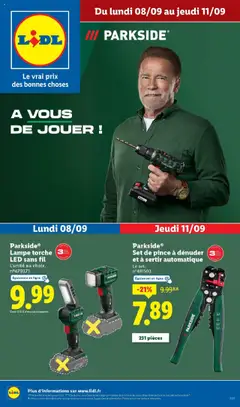 Prévisualisation de Préparez vos travaux et équipez-vous avec Parkside et Crivit, disponibles chez Lidl du magasin LIDL formulaire valide 07/09/2025