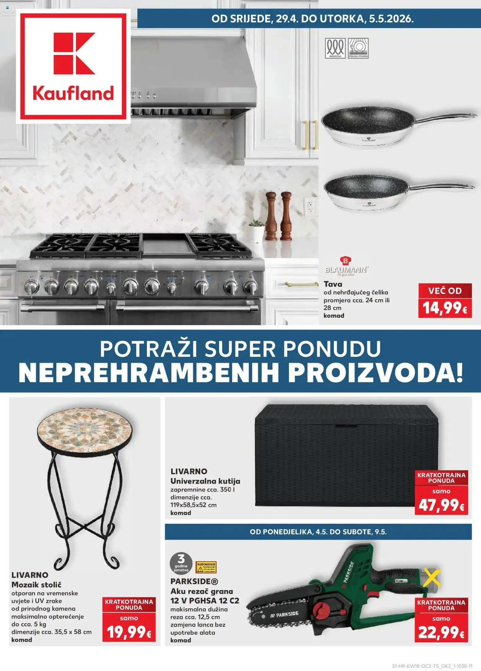 Pregled letka Kaufland katalog do 05.05.2026 trgovine Kaufland vrijedi od 28.04.2026