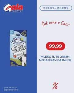 Pregled Gala MARKET kataloga - važi od 11.11.2025