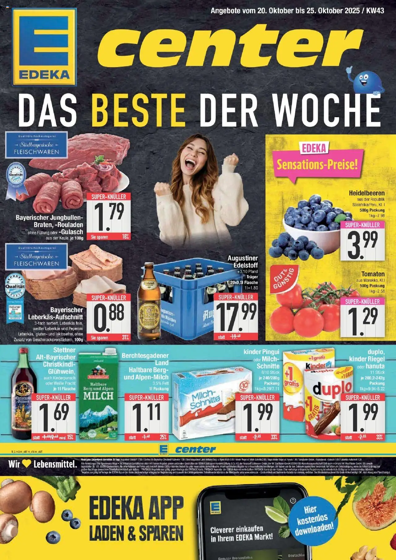 EDEKA Prospekt ab 19.10.2025 - Prospekt München Online