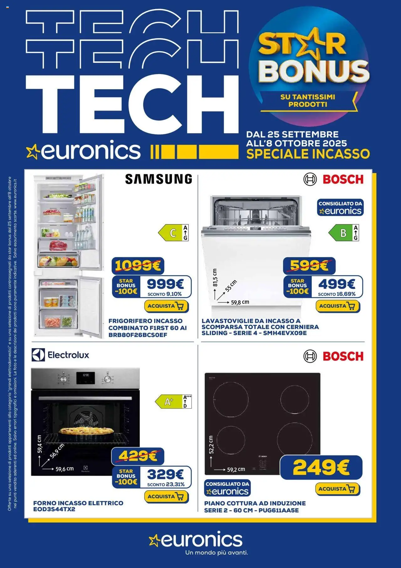 Volantino Euronics valido da 24/09/2025 numero di pagina 1