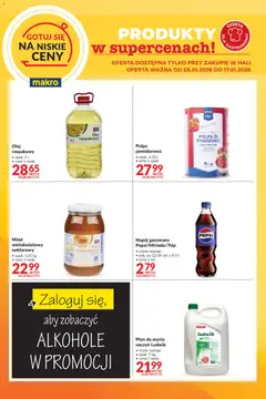 Pogląd gazetki "Gotuj się na niskie ceny" ze sklepu Makro ważnej od 05.01.2026