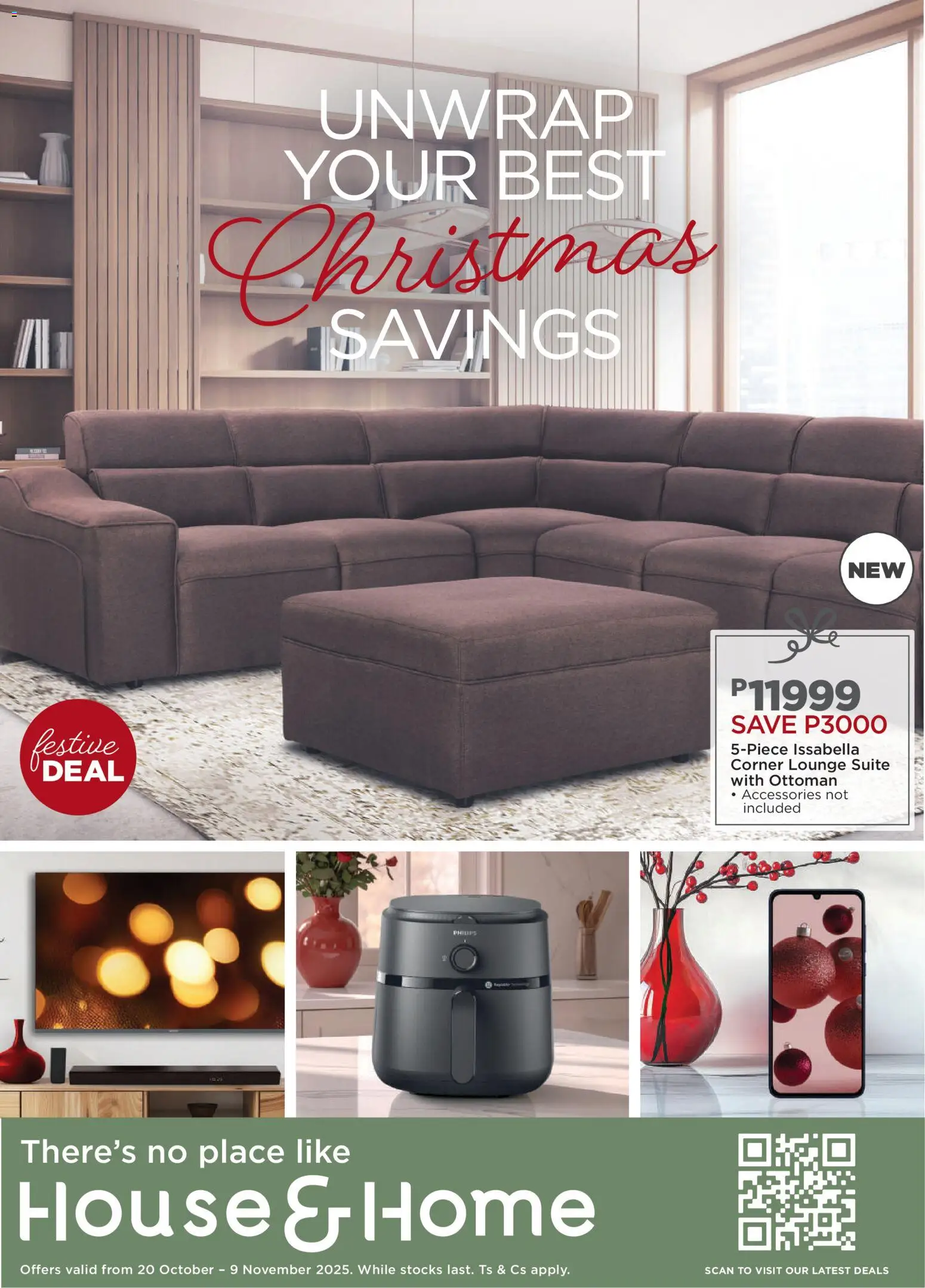 House and Home Botswana Catalogue from 20/10 - 09/11/2025 > Promotions
