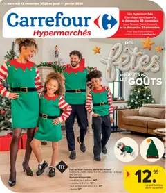 Voorbeeld van Publicité van winkel Carrefour geldig vanaf 12/11/2025