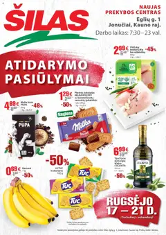 Šilas parduotuvės leidinio Leidinys - Atidarymo Jonučiai, Eglių g.1 galiojančio nuo 2025.09.17 peržiūra
