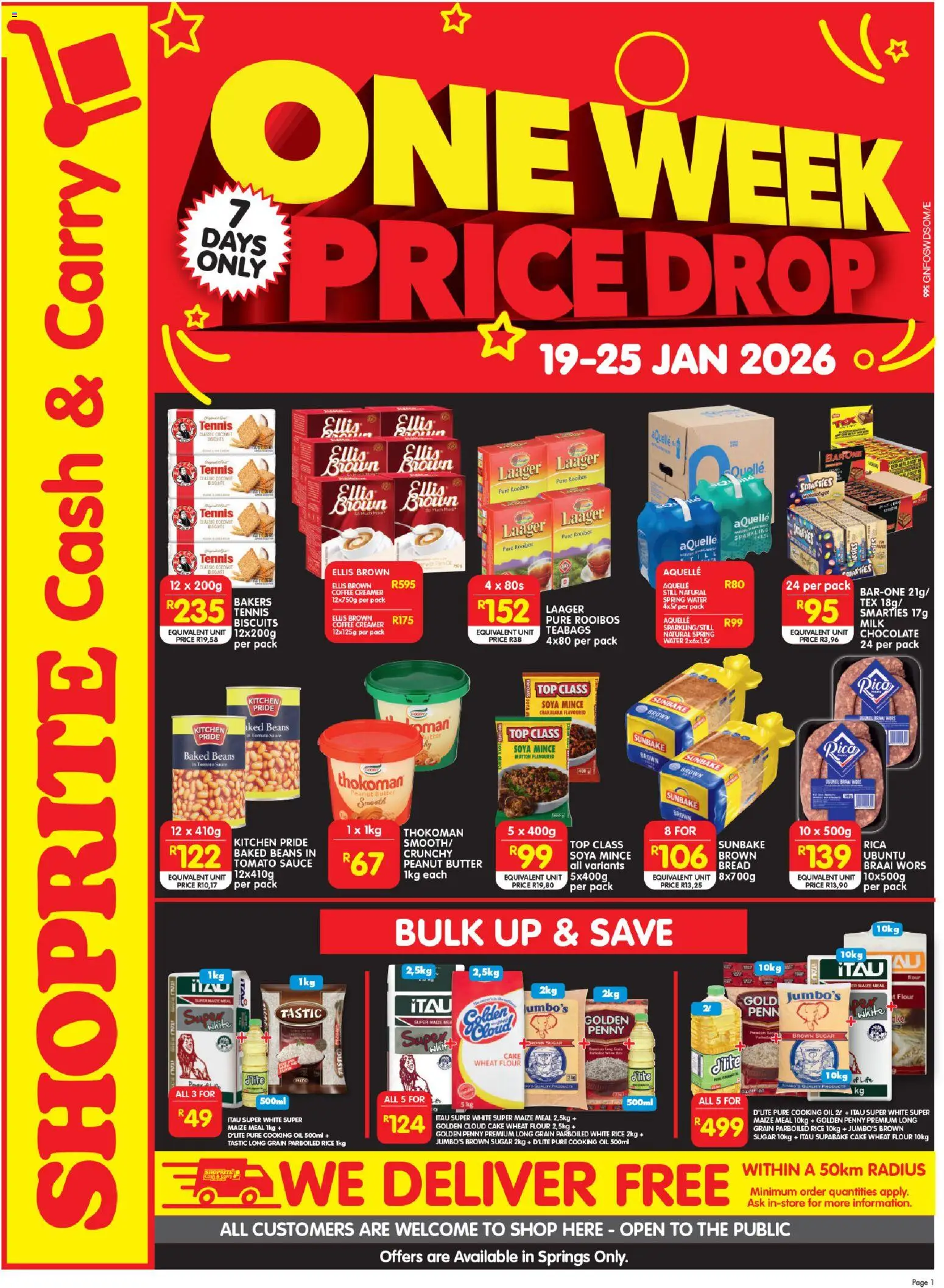 Preview of Shoprite flyer valid from 19/01/2026