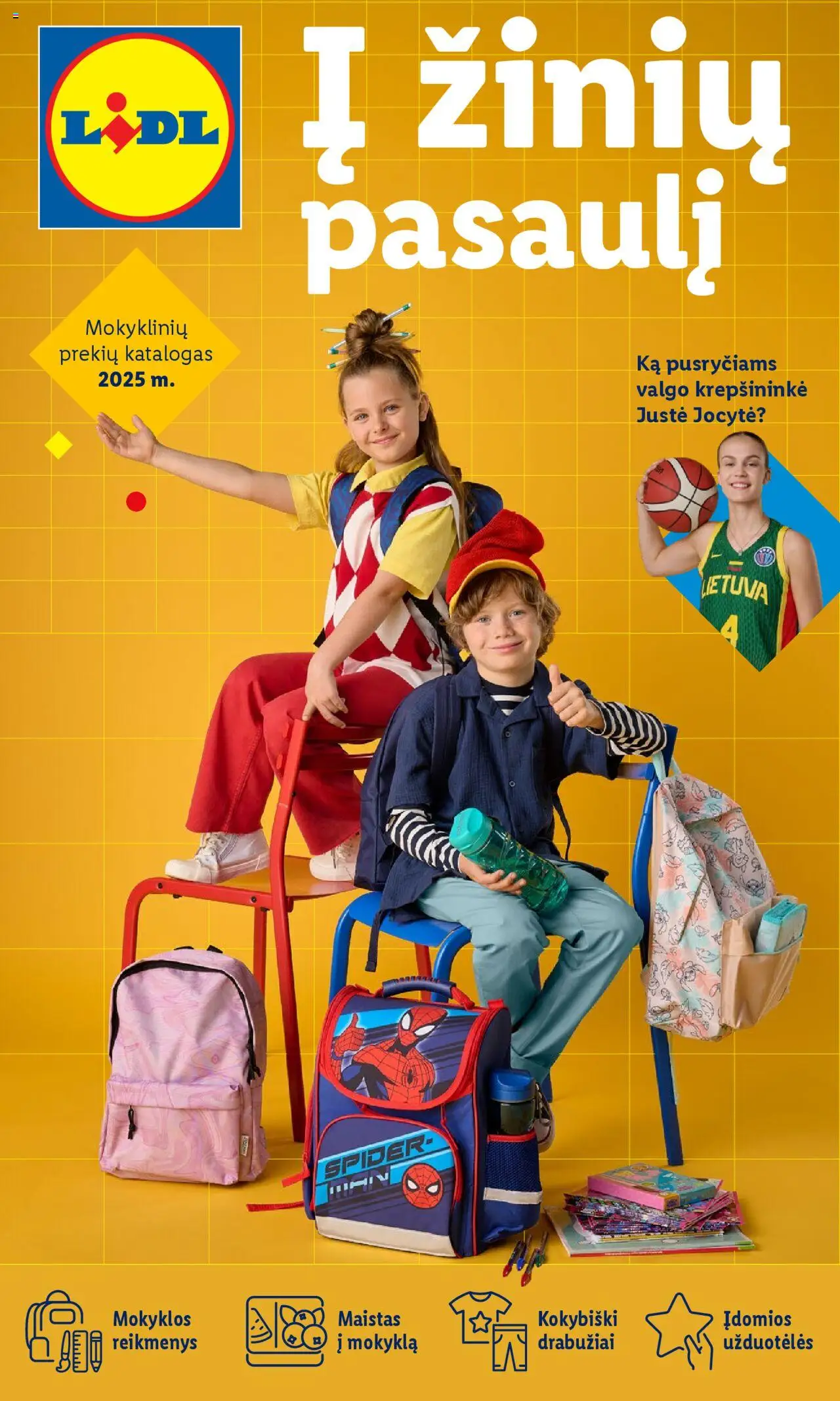 LIDL leidinys galioja nuo 2025.07.21 – puslapio numeris 1 - Drabužiai