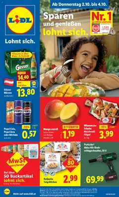 Vorschau der Angebote: Lidl Prospekt aktuell gültig ab 02.10.2025