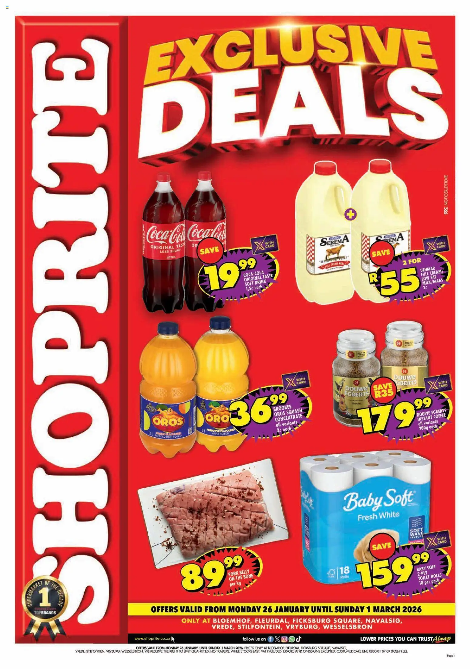 Preview of Shoprite flyer valid from 26/01/2026