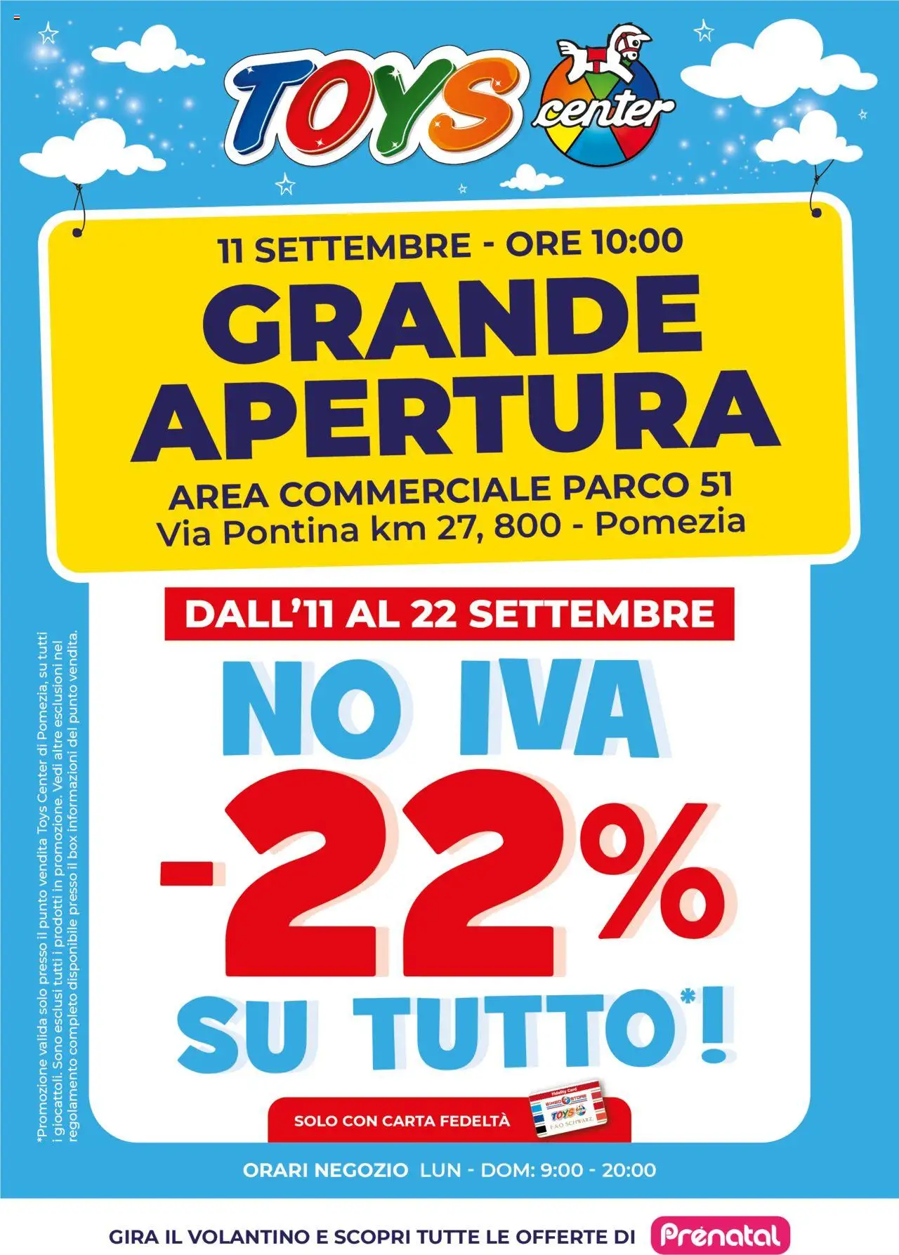 Volantino Prenatal valido da 11/09/2025 numero di pagina 1