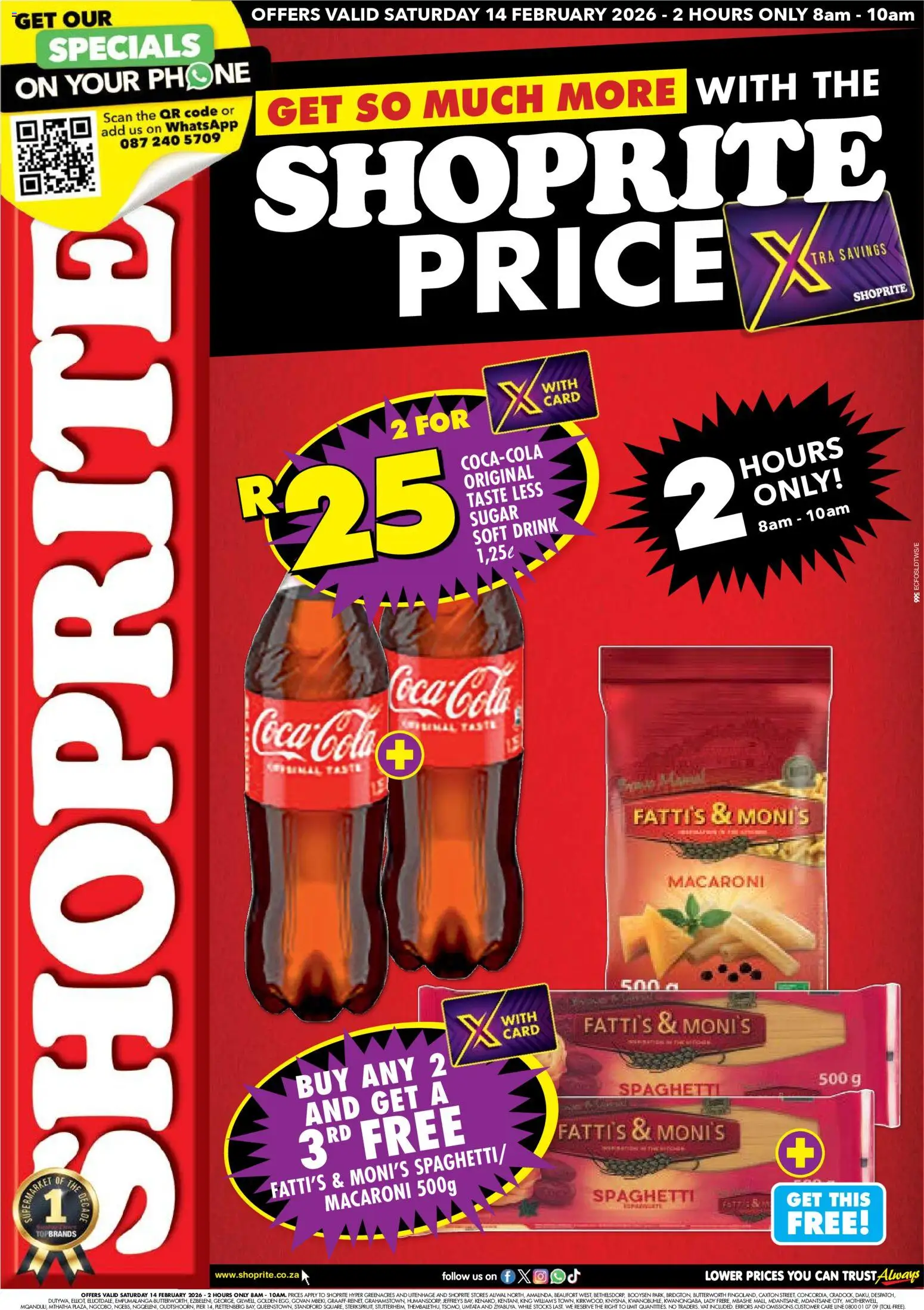 Preview of Shoprite flyer valid from 14/02/2026