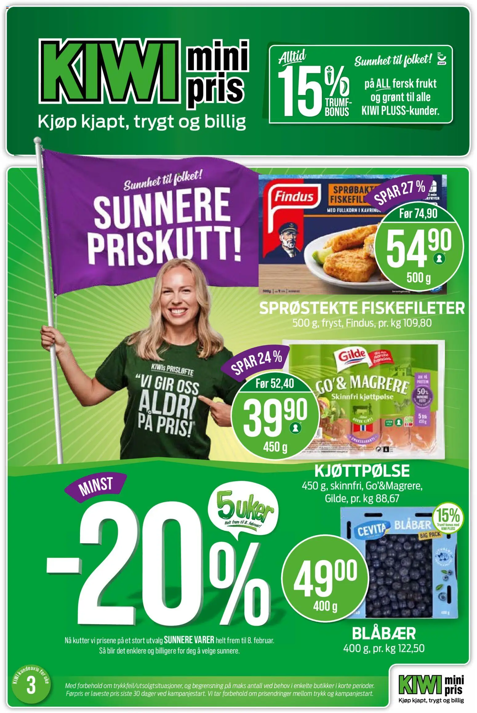 Forhåndsvis Kundeavis fra butikk Kiwi gyldig fra 12/01/2026