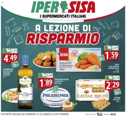 Anteprima dell'opuscolo Volantino Iper Crotone dal negozio SISA valido da 12/09/2025