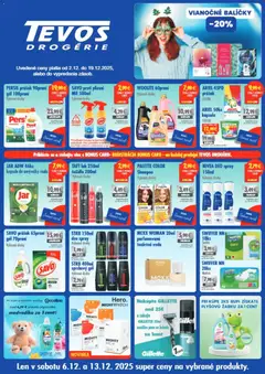 Náhľad TEVOS drogérie letáku platného od 02.12.2025