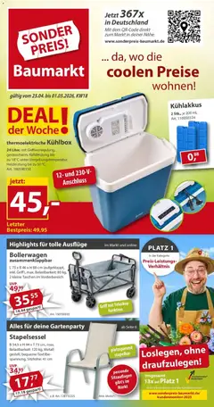 Vorschau von dem Prospekt des Geschäftes Sonderpreis Baumarkt, gültig ab dem 24.04.2026
