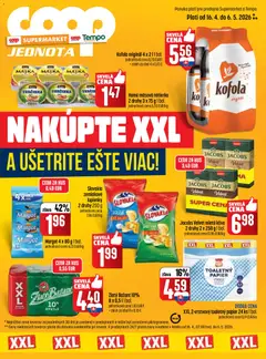 Náhľad COOP Jednota letáku platného od 16.04.2026