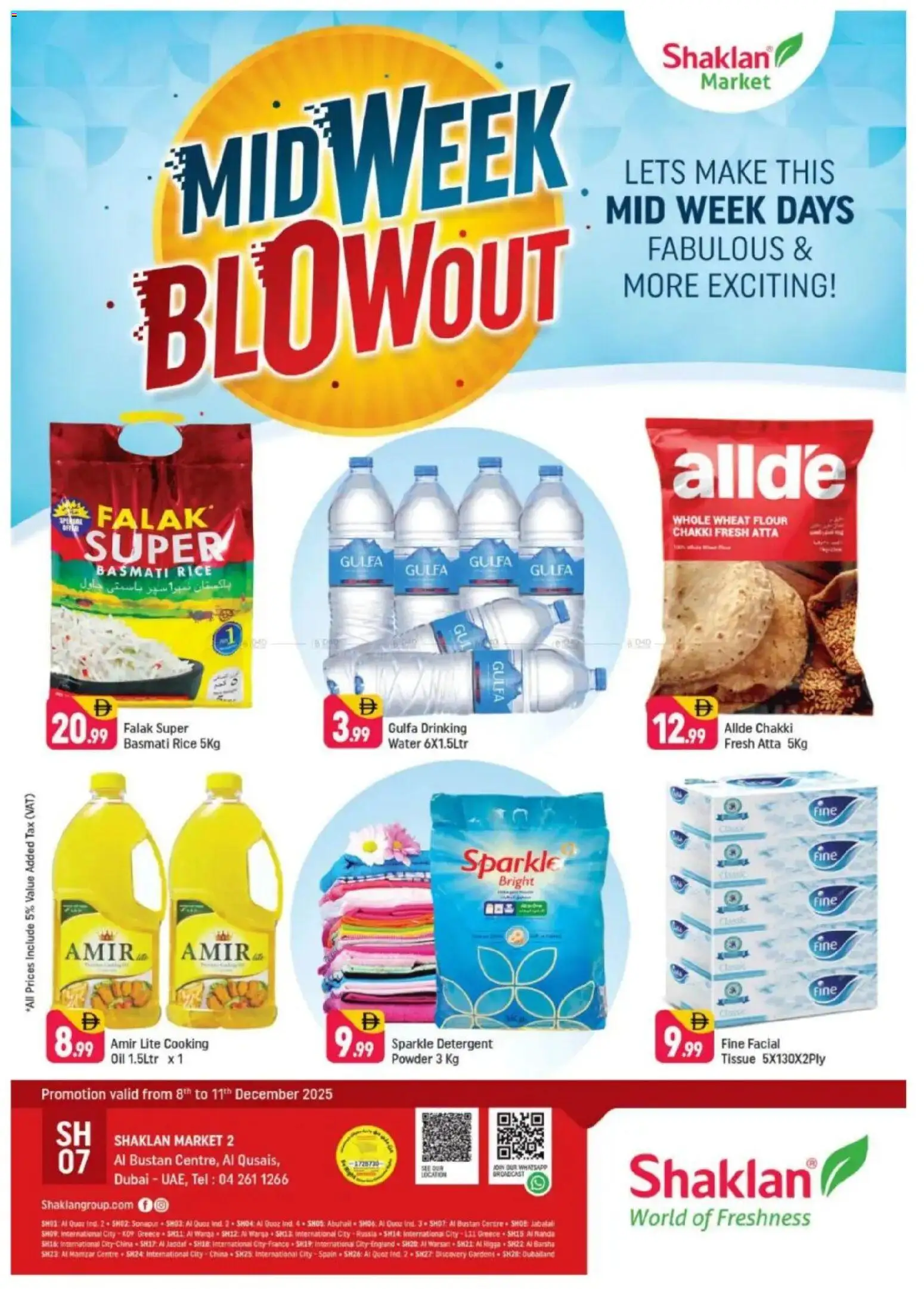 Preview of the catalogue Midweek Blow Out - Al Bustan Centre, Al Qusais of store Shaklan valid from 8 Dec, 2025