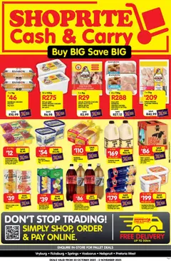 Preview of Shoprite flyer valid from 20/10/2025