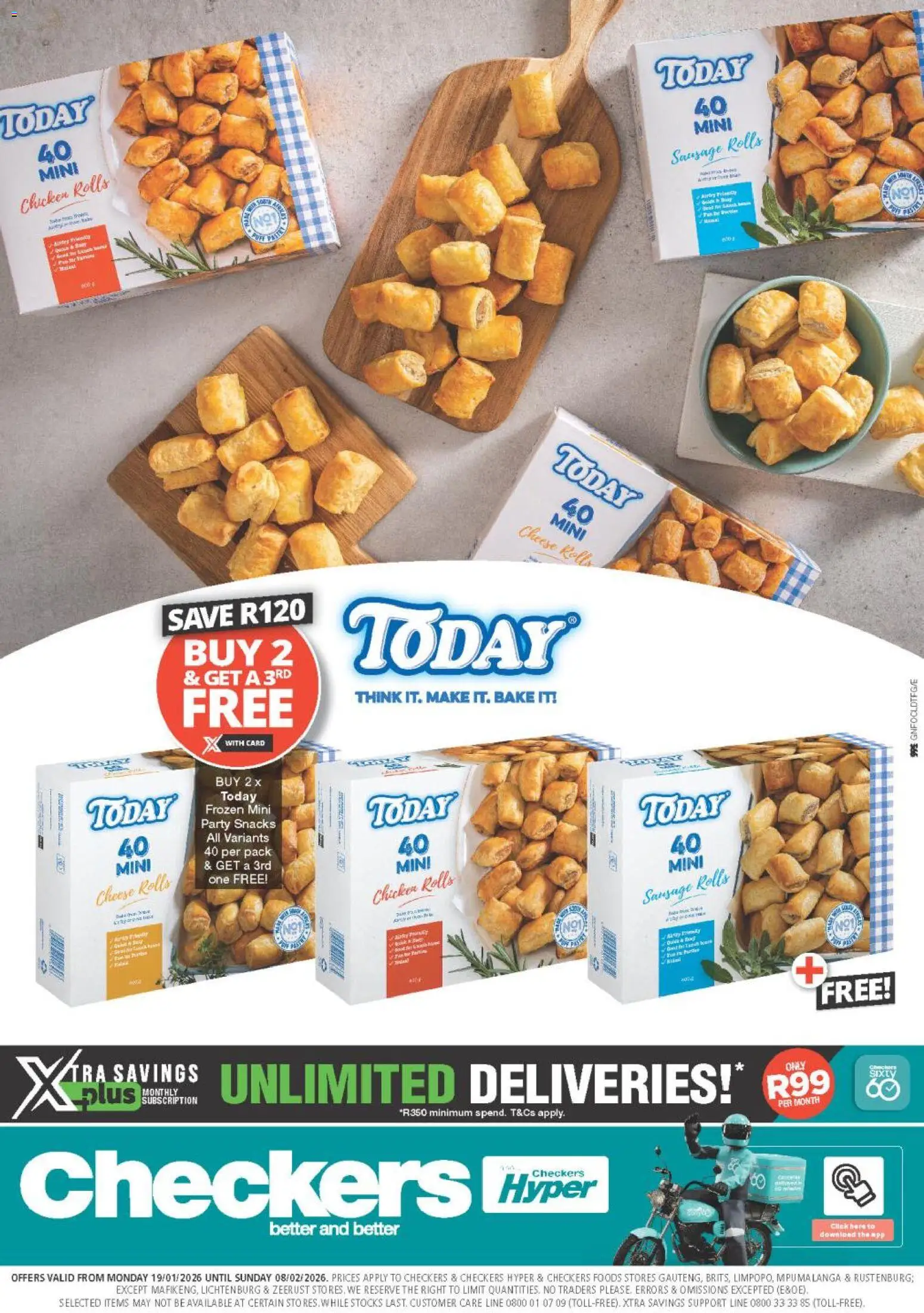 Preview of Checkers flyer valid from 19/01/2026