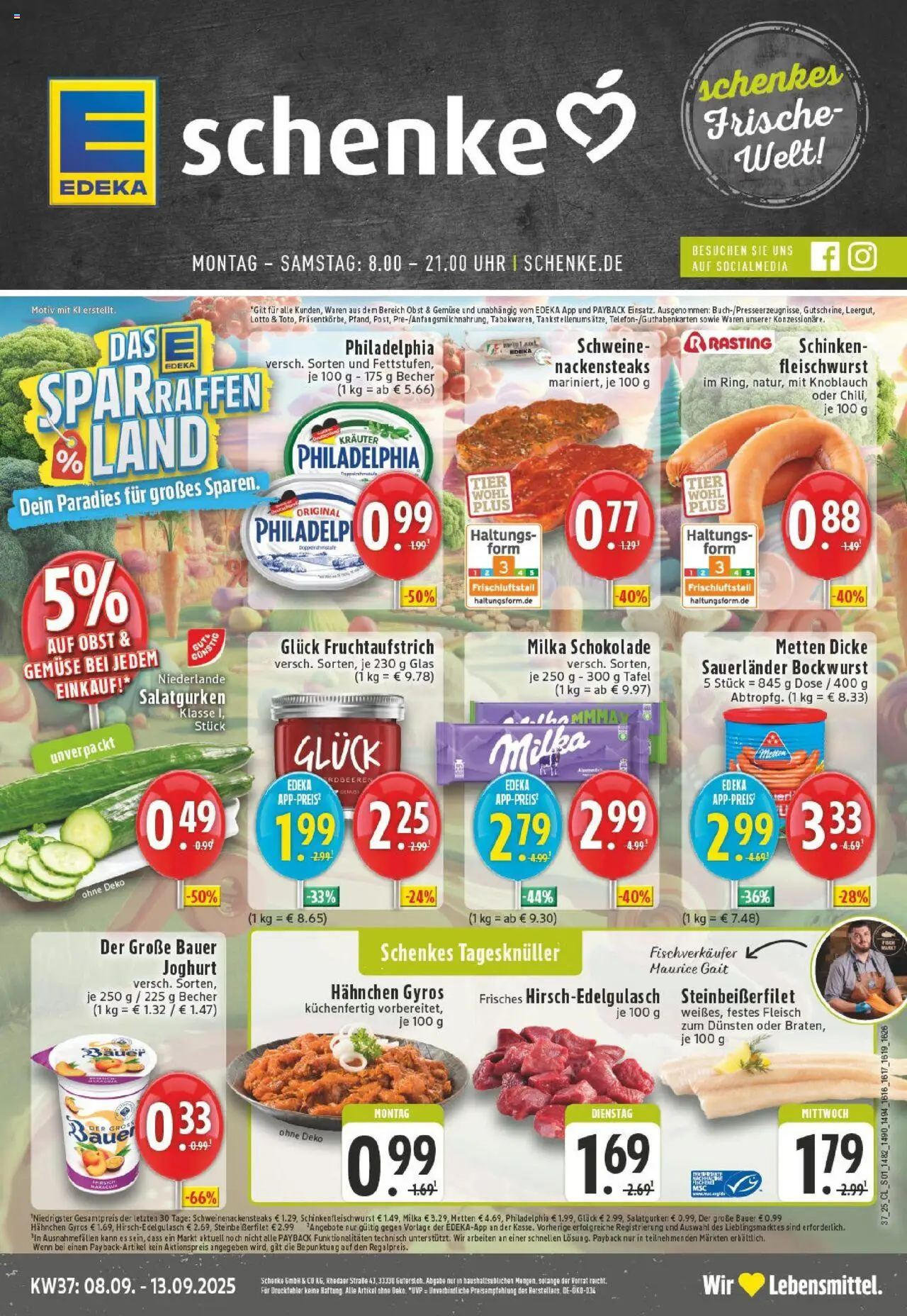 EDEKA Prospekt ab 07.09.2025 - Prospekt Gütersloh Online