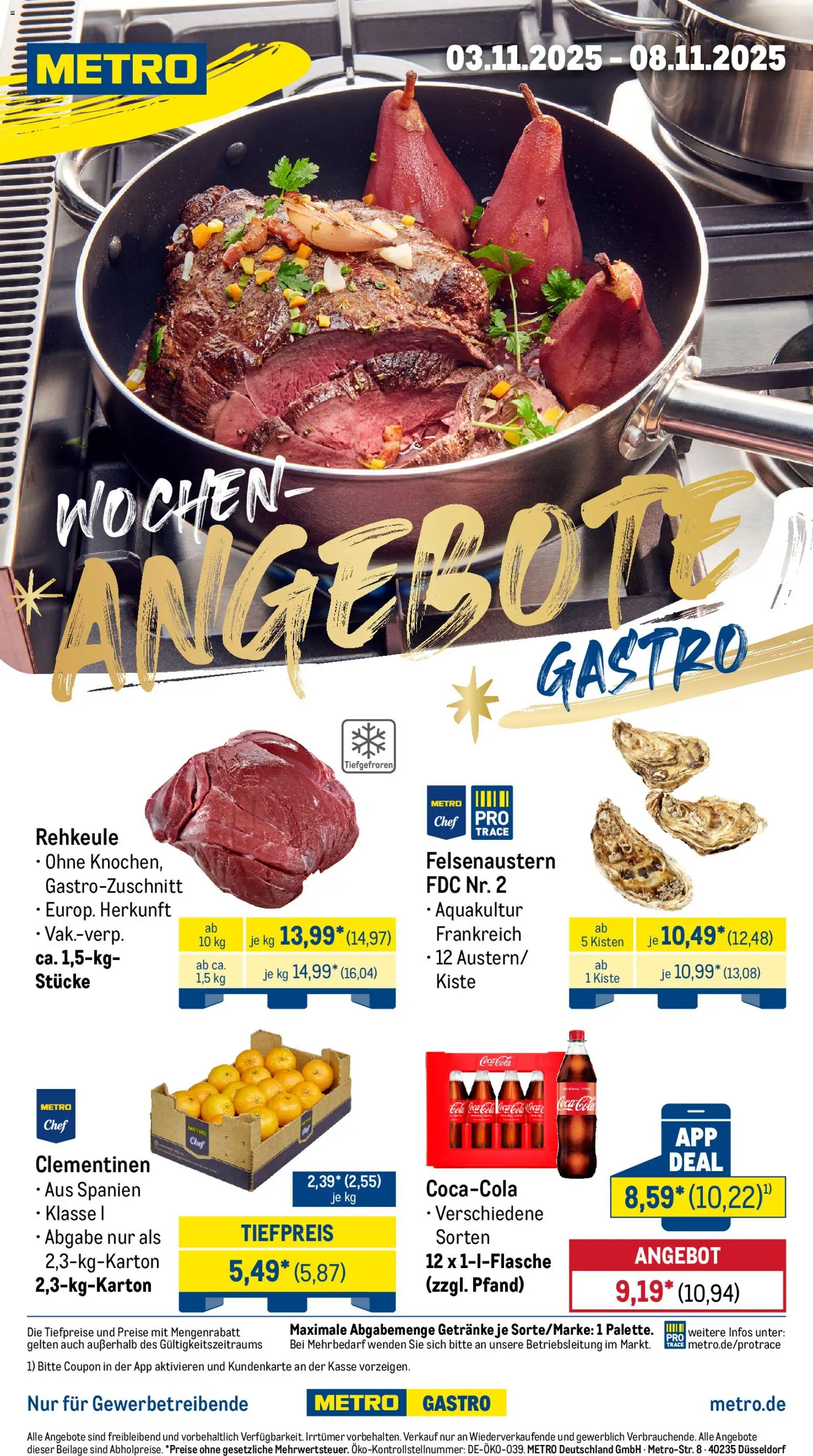 Vorschau von dem Prospekt des Geschäftes Metro, gültig ab dem 03.11.2025