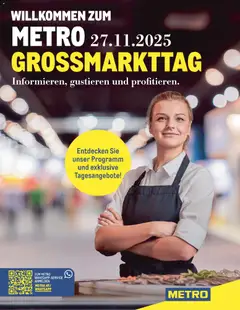 Vorschau der Angebote: Metro Grossmarkttag gültig ab 27.11.2025