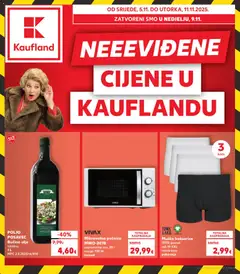 Pregled letka Split-Ravne njive trgovine Kaufland vrijedi od 05.11.2025