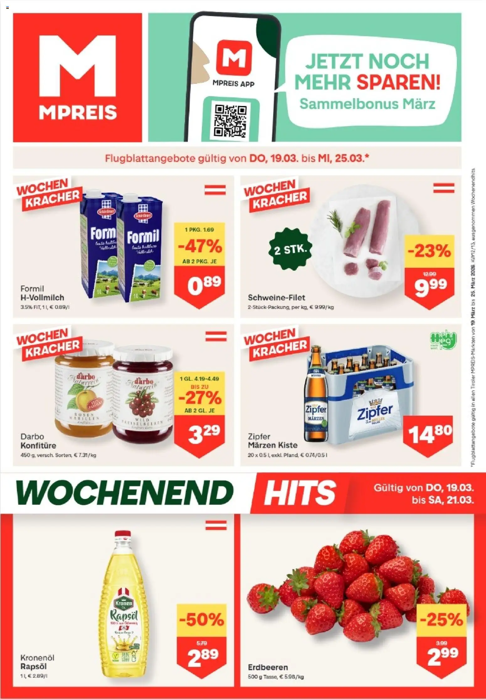Vorschau der Angebote: MPREIS MPREIS Absam gültig ab 19.03.2026