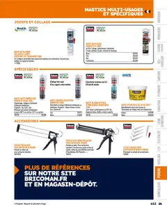 Prévisualisation de Catalogue du magasin Bricoman formulaire valide 19/03/2025 | Page: 653