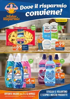 Anteprima dell'opuscolo Mister Risparmio volantino dal negozio Mister Risparmio valido da 02/04/2026