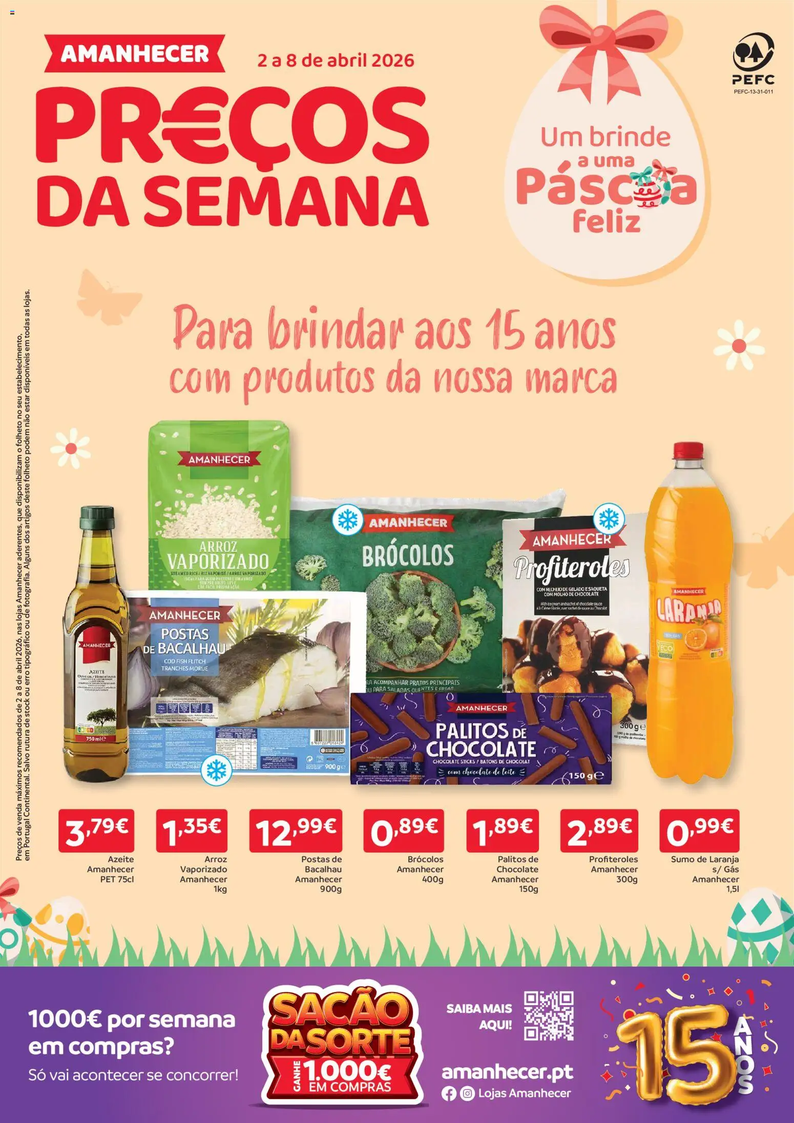 Pré-visualização do folheto da loja Amanhecer válida a partir de 02/04/2026