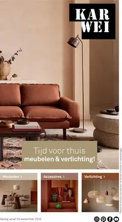 Voorbeeld van Woonspecial Meublels 2025 van winkel KARWEI geldig vanaf 29-09-2025