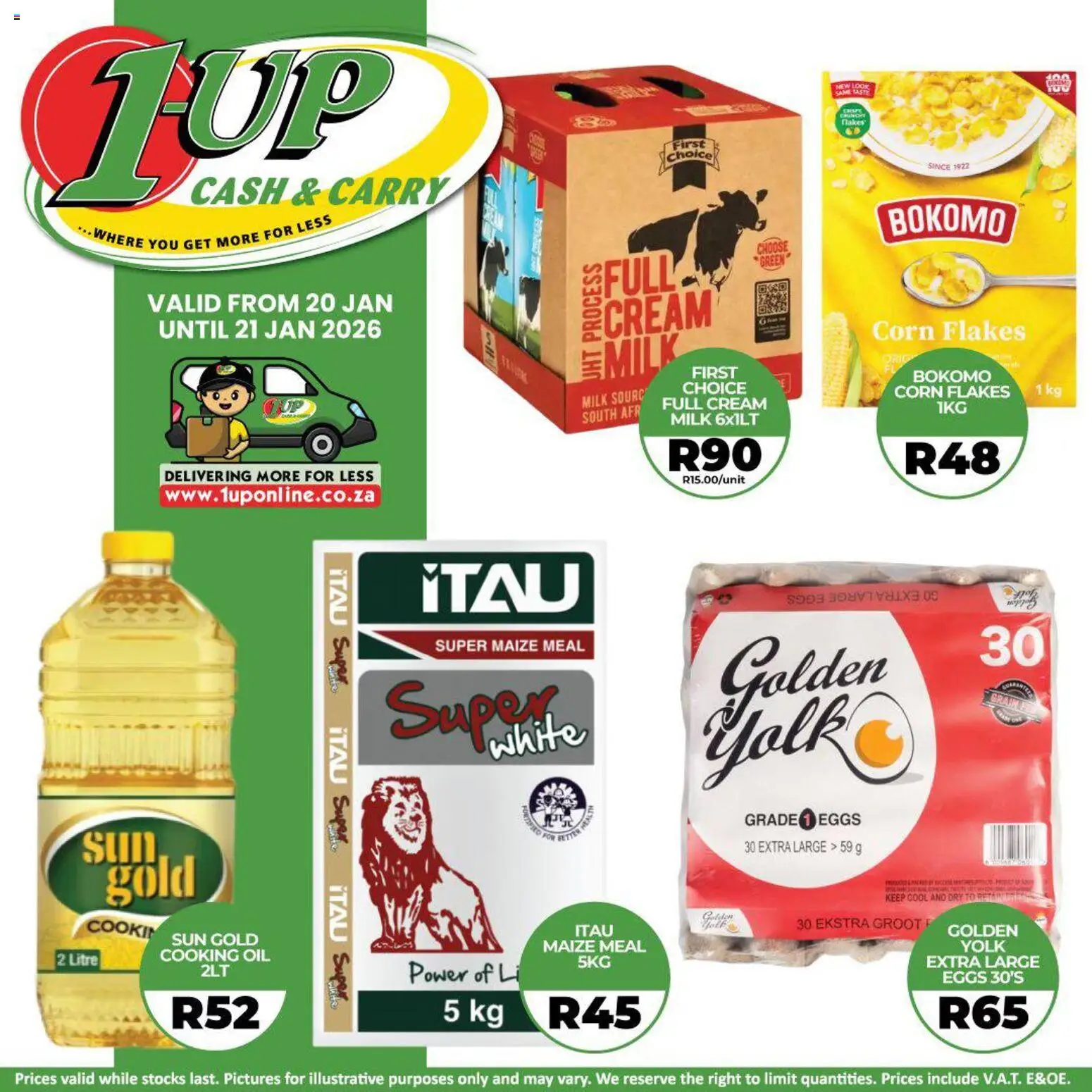 Preview of 1UP Cash & Carry flyer valid from 20/01/2026