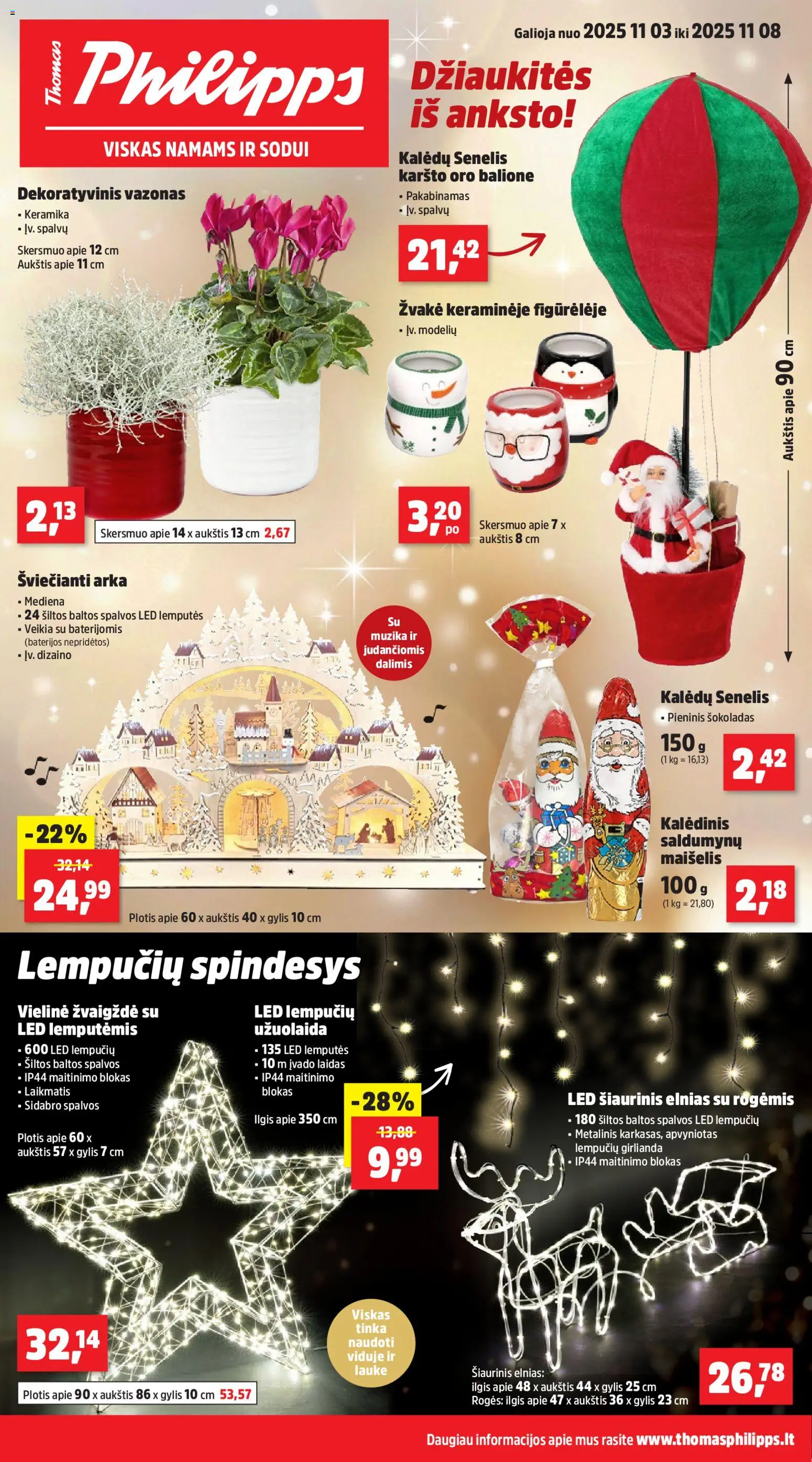 Thomas Philipps parduotuvės leidinio Leidinys galiojančio nuo 2025.11.03 peržiūra
