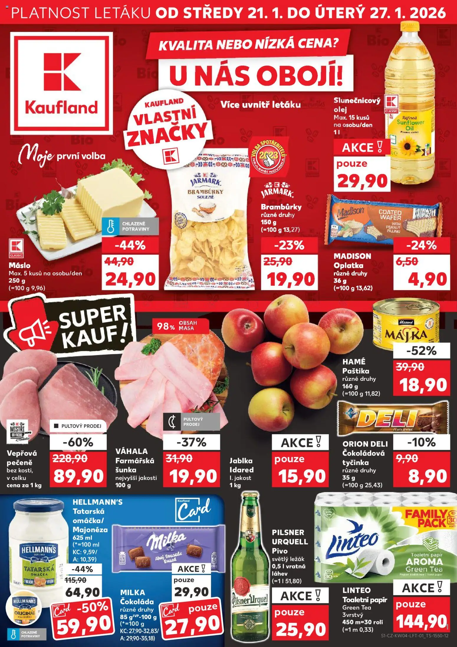 Náhled nabídky: Kaufland Leták platný od 21.01.2026
