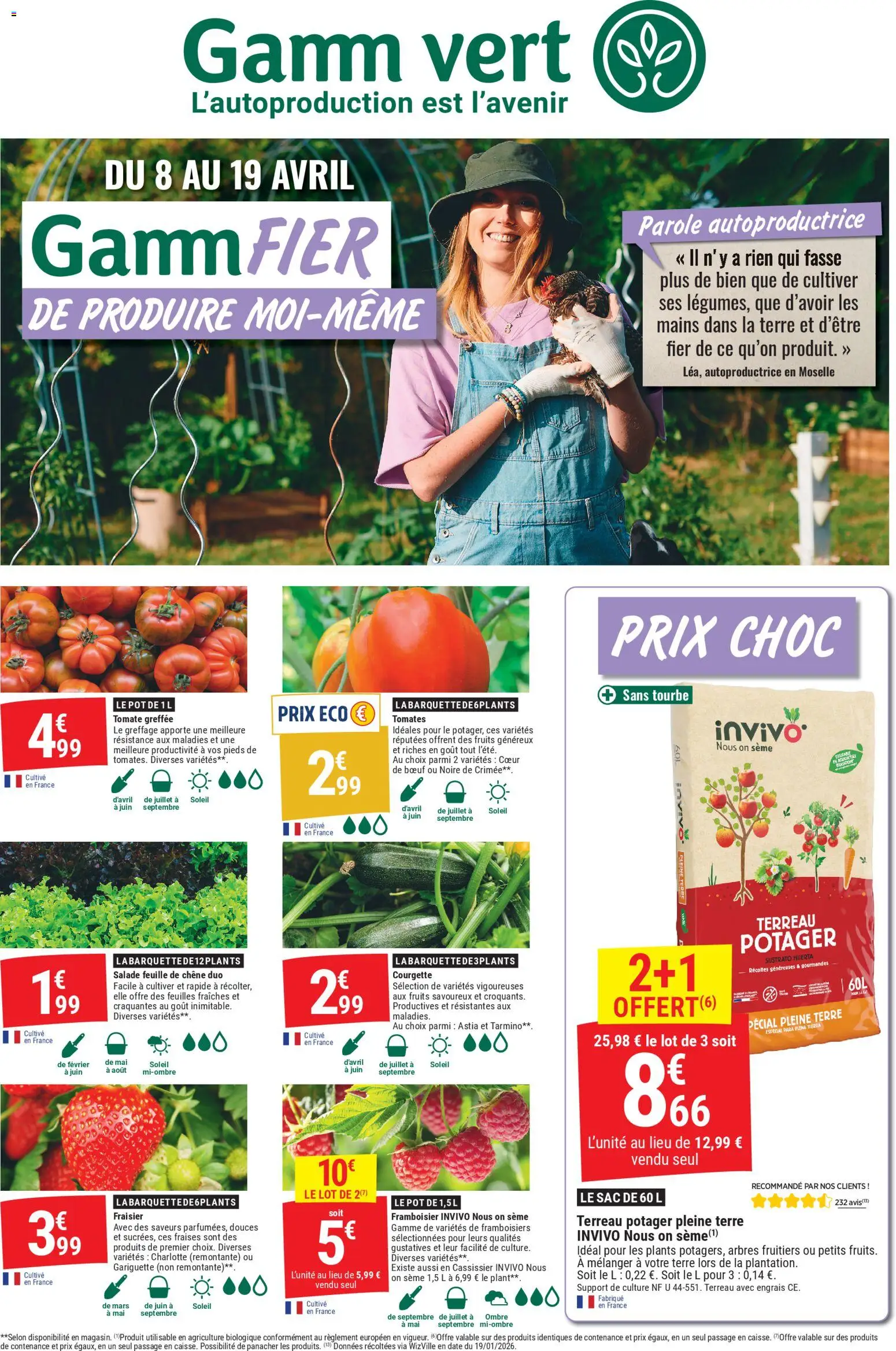 Prévisualisation de Gamm vert - fier de produire moi-même du magasin Gamm vert formulaire valide 08/04/2026