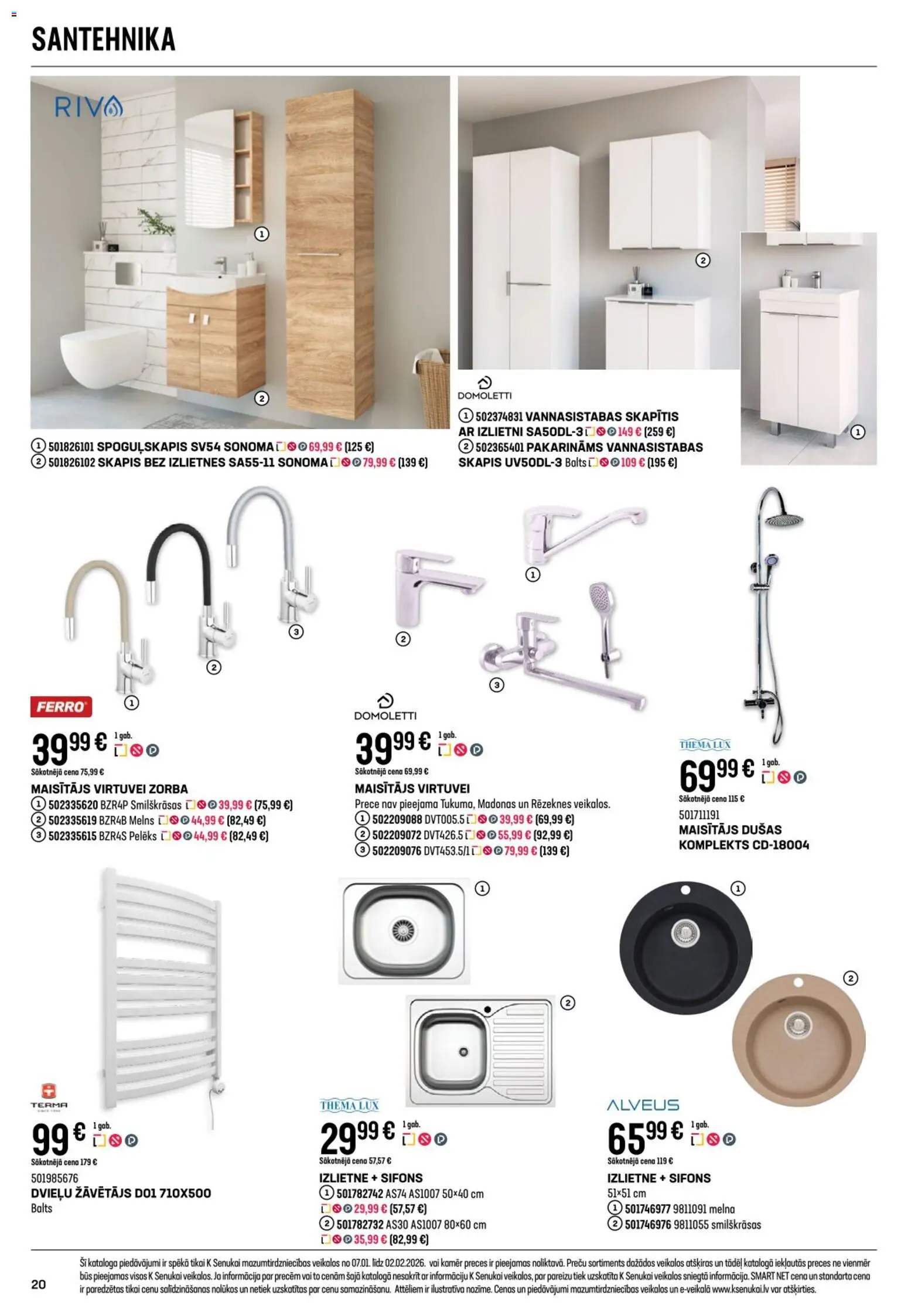 Skatīt K-Senukai akciju bukletu, derīgs no 2026.01.07