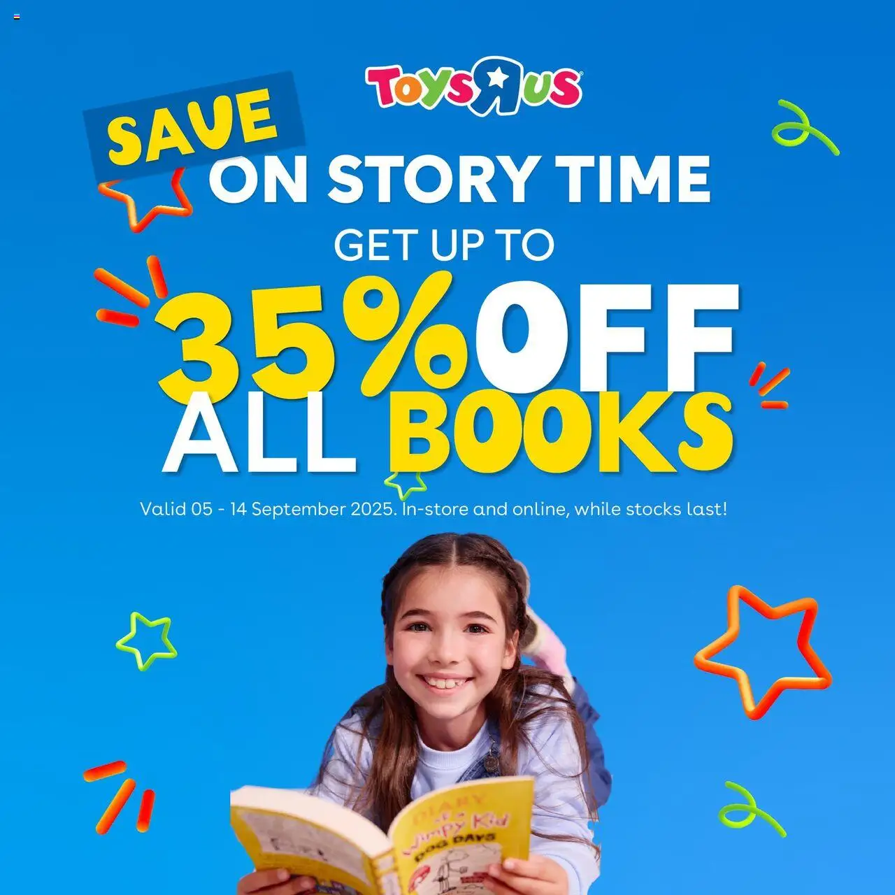Toys R Us Literacy Week from 08/09 - 14/09/2025 > Promotions