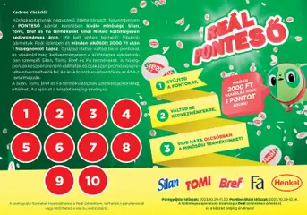 Reál - Szórólap megtekintése, amely érvényes 2025.10.29.-től